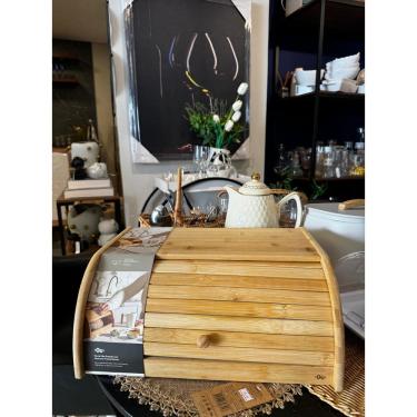 Imagem de Porta Pao Sense Com Abertura Frontal Grande Bambu