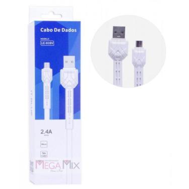 Imagem de Cabo usb v8 Puro cobre 2.4ª com protetor de Cabo IT Blue 1 Metro Cor b