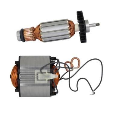 Imagem de Kit Rotor e Estator 220V P/ Serra Mármore Makita 4100NH3