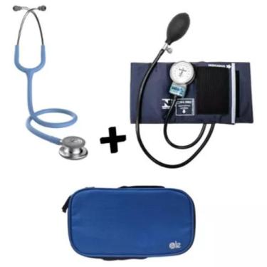 Imagem de Kit Estetoscópio Littmann + Esfigmo + Case - Cores Variadas -  Littman