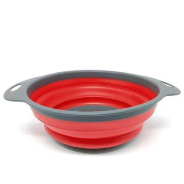 Imagem de Escorredor retrátil para massas, legumes e frutas de silicone 29cm - L