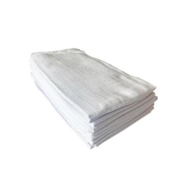 Imagem de Fralda Quadriculada 68x68 Com Overlock Kit Com 24 - Dugu