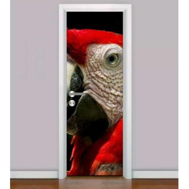 Imagem de Adesivo Para Porta ARARA - Natureza - Cores - Aves - PGG Impressão Dig