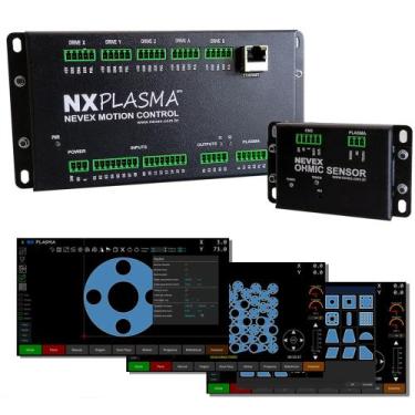 Imagem de Controladora CNC NX-PLASMA com Software e Sensor Ôhmico para Corte a P