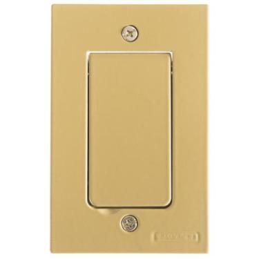 Imagem de Tampa 1 Posto 4x2 para Piso Tramontina Modular Dourada