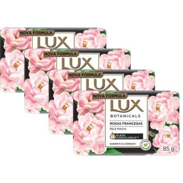 Imagem de Kit 4 Sabonete em Barra Lux Botanicals Rosas Francesas 85g