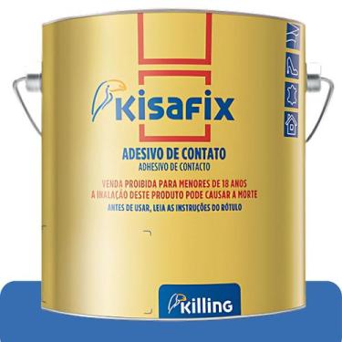 Imagem de Cola De Contato 2,8kg Kisafix Premium Sapateiro Moveis Couro
