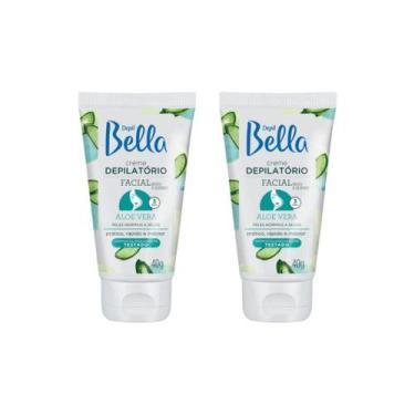 Imagem de Creme Depilatorio Depil Bella Facial Aloe Vera 40g - 2un