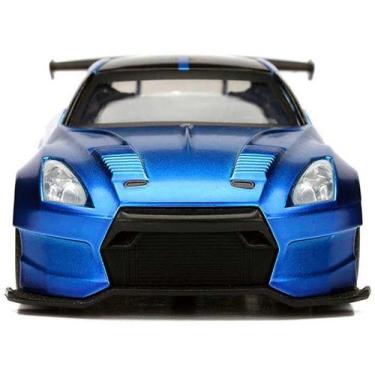 Imagem de Velozes E Furiosos Nissan GT-R R35 Ben Sopra 2009 Jada 1/32, Azul