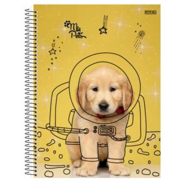 Imagem de Caderno De 10 Materias Cd 160f My Pets Capas Sortidas - Sao Domingos