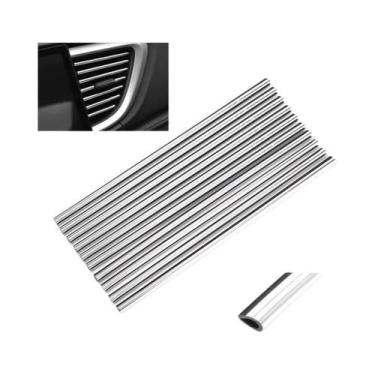 Imagem de Moldura Decorativa em U para Saída de Ar Condicionado de Carro (20cm) 