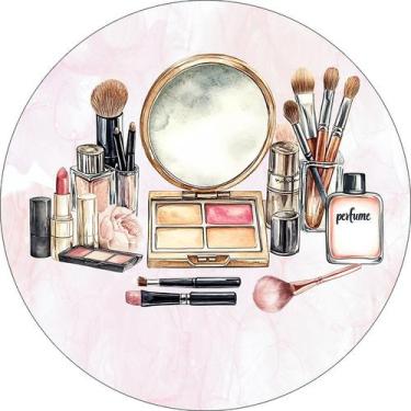 Imagem de Painel De Festa Redondo 1,50x1,50  Hora da Maquiagem 008 - Via Cores