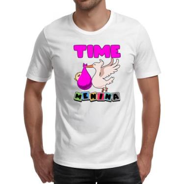 Imagem de Camiseta Unissex Cegonha Time Menina - Alearts, P