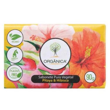 Imagem de Sabonete em Barra Vegetal Orgânica Pitaya e Hibisco, 90g