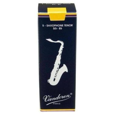 Imagem de Palheta Tradicional Saxofone Tenor 2 Vandoren Sr222 - Cx - 5
