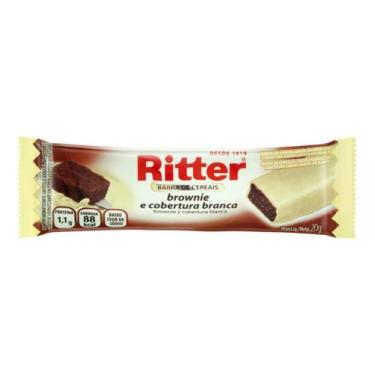 Imagem de Kit c/ 6 Barra de Cereal Brownie Cobertura Chocolate Branco - Ritter