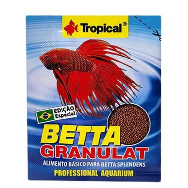 Imagem de Ração Betta Granulat 5g Tropical em Grãos para Peixes Sachê