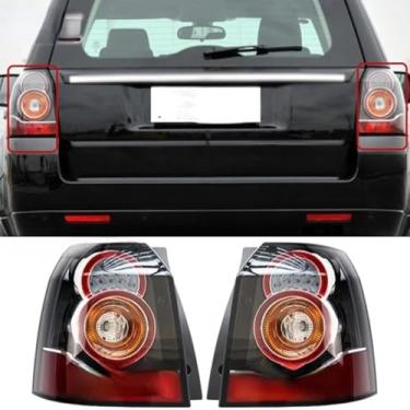 Imagem de Conjunto de luzes traseiras de carro LED externo kit de corpo de lâmpada de freio traseiro para Freelander 2 2012-2016 acessórios de carro (luz traseira esquerda)