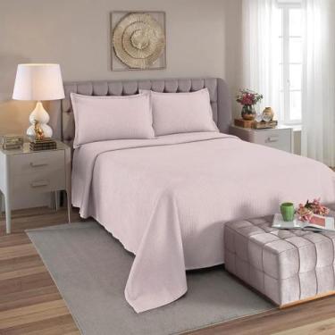 Imagem de Kit Colcha Casal King - dohler, Rosa Bebe