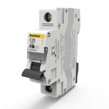 Imagem de Disjuntor Din Enerbras Unipolar C25/1 230/400v - ENERBRAS MATERIAIS EL