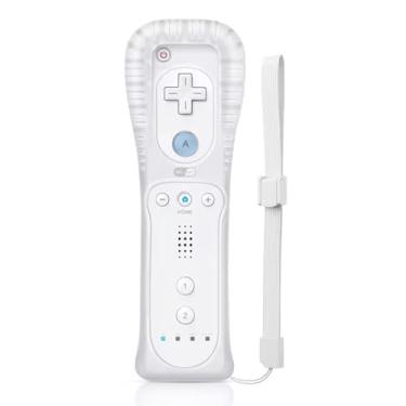 Imagem de Wevesa Wii Remote Controller, Wireless Controller for Nintendo Wii, Wii U Video Game Gamepads, Replaceable Remote Game Controller with Silicone Case and Wrist Strap (White)