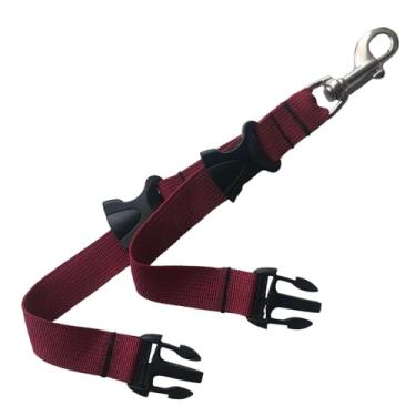 Imagem de MotiveTech Cinta de Suporte para Snorkel de Nadadeiras de Mergulho com Fivela de Liberação Rápida para Nadadeiras de Mergulho para Adultos, Vermelho
