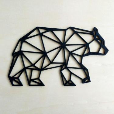 Imagem de Adorno De Parede Urso / Ursinho - Quadro - Toque 3D