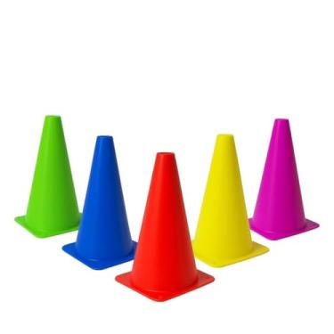 Imagem de Kit de Cones para Treinamento Funcional, Exercícios de Agilidade, Treino Esportivo (5)