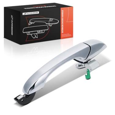 Imagem de A-Premium Substituição da maçaneta da porta para Dodge Caliber 2007-2012 Jeep Compass Patriot Exterior, Material Plástico, Acabamento Cromado, Localização Traseira Direita = Direito Frontal Sem