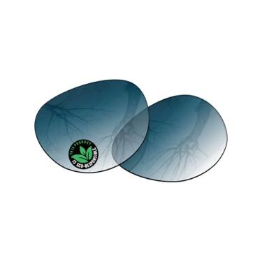 Imagem de Raydi Lentes de reposição de policarbonato para óculos de sol RayBan Meta Headliner RW4009F 51 mm - matiz gradiente azul - não polarizado