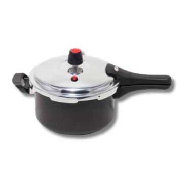 Imagem de Panela Pressão Antiaderente 3l Fechamento Externo - Marcolar, Preto