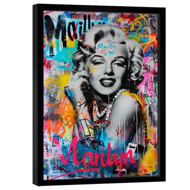Imagem de Quadro Decorativo Marilyn Monroe Grafite