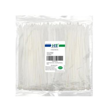 Imagem de Abraçadeiras HS 12" Nylon Clear, pacote de 1000, 23 kg, pesadas