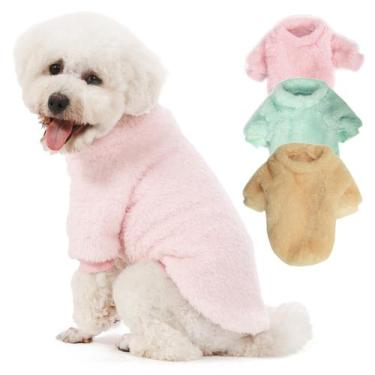 Imagem de Suéteres para cães, pacote com 3 casacos macios e quentes Kyaringtso X