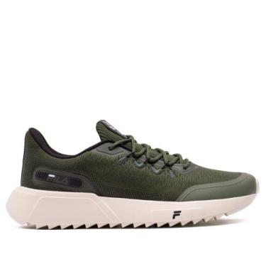 Imagem de Tênis Masculino Fila Step Verde Escuro/Preto, Verde escuro, 39