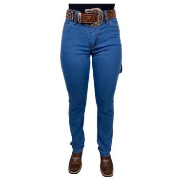 Imagem de Calça Country Feminina Carpinteira Delavê Terra de Rodeio REF 057DV, 4