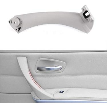 Imagem de Maçaneta do painel da porta interna para BMW Série 3, substituição da tampa do acabamento externo da puxador da porta para BMW E90 E91 323 325 328 330 335 (alça direita)