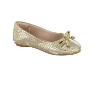 Imagem de Sapatilha Molekinha Cinderela Dourado - 40568-Feminino
