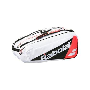 Imagem de Raqueteira Babolat Pure Strike X12 Branco Preto e Vermelho 2024