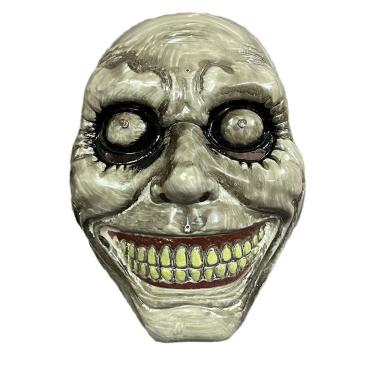 Imagem de Máscara facial completa Scary Horror com olhos brilhantes, PVC, tamanho adulto