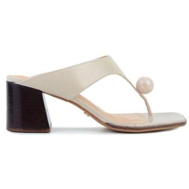 Imagem de Tamanco Feminino Cecconello Couro Bege - 2786-Feminino