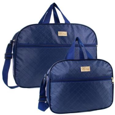 Imagem de Kit Bolsa Mala Maternidade Bebe Várias Cores Menina/Menino Cor:Azul Ma