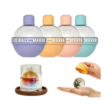 Imagem de 4 Peças De Forma De Gelo Em Silicone Para Whisky, Fácil Liberação, Ban