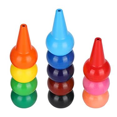 Imagem de ZJchao Lápis de Pintura de Dedo 3d Palma Aperto Varas Não Empilháveis ​​12 Cores Parafina Seguro Fácil de Usar para Crianças Desenho de Arte