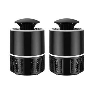 Imagem de Lâmpada Mosquiteira Fotocatalítica LED USB Preta E Branca Para Uso Int