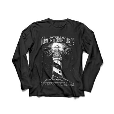 Imagem de Camiseta Manga Longa Feminina Interpol Antics, Preto, P