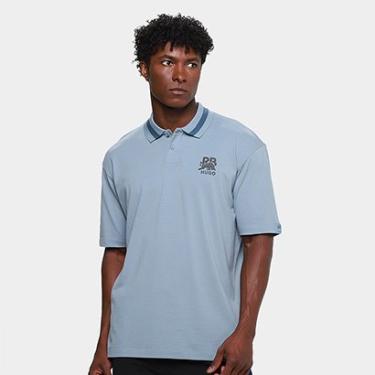 Imagem de Camisa Polo Hugo Boss X Red Bull Casual Masculina-Masculino