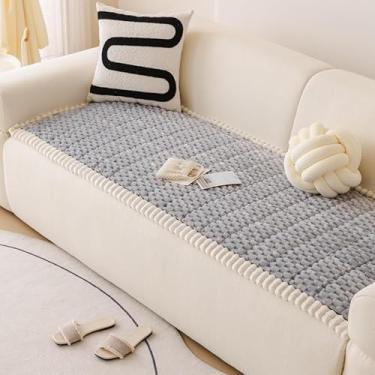 Imagem de Wuly4ever Capa de sofá para animais de estimação, lavável antiderrapante, cinza, 70 x 150 cm