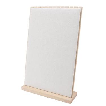 Imagem de KIMISS Expositor de Joias de Madeira Com 12 Slots - Suporte de Colar Removível para Armazenamento Ordenado - Suporte Elegante de Madeira para Casa e Joalherias