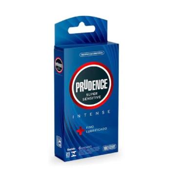 Imagem de Prudence Preservativo Lubrificado Super Sensitive Intense com 6 Unidades